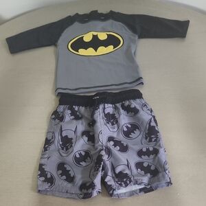Batman Rash Guard and Shorts Set
